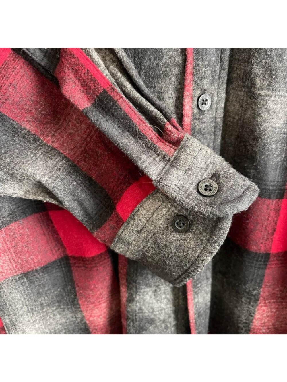 Pendleton Mens Lodge Shirt Size XXL Plaid Virgin Wool Flannel Rustic Heritage - Picture 5 of 9